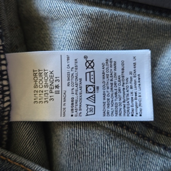 GAP Skinny Jeans Short Length - Picture 5 of 8